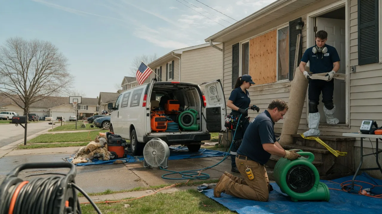 Water Damage Restoration in Salem, IL near me